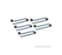 10 tendeurs à boule 175 mm Silverline