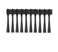 10 Têtes De Brosse Rechange For Aspirateur Compatibles Avec Les Brosses À Dents Électriques Soniques Usmile Y1S/Y4/U1/U2/U3/P1/P4 (embouts Nettoyage Souples DuPont)(10PureBlack)