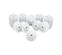 10 Têtes de Brosse WC Rechange PP Compatible 10 Têtes de Brosse | Matériau PP pour robuste, compatible modèles, installation rapide, design hygiénique, lot économique 10pcs