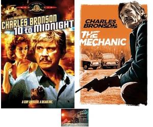 10 TO MIDNIGHT & THE MECHANIC Charles Bronson Double Feature Includes Glossy Print Art Card