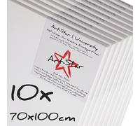 10 TOILES ART-STAR | 70x100 cm, 100% coton | sur châssis, 280 g/m², artiste
