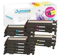 10 Toners type Jumao pour Samsung CLT-K4072S CLT-C4072S CLT-Y4072S CLT-M4072S G