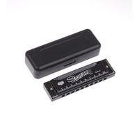 10 trous 20 tons blues harpe bouche orgue harmonica diatonique blues harmonica clé de c, pour enfants adultes étudiants débutants professionnels, avec étui rigide