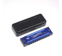 10 trous 20 tons blues harpe bouche orgue harmonica diatonique blues harmonica clé de c, pour enfants adultes étudiants débutants professionnels, avec étui rigide