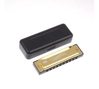 10 trous 20 tons blues harpe bouche orgue harmonica diatonique blues harmonica clé de c, pour enfants adultes étudiants débutants professionnels, avec étui rigide