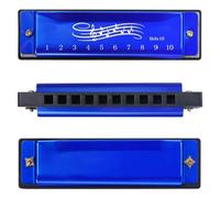 10 Trous Clé De C Blues Harmonica Instrument De Musique Jouet Éducatif Avec Étui Musique Pour Enfants Lumières
