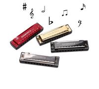 10 trous pour Rock Country Folk Jazz mélodica cygne Harmonica diatonique Blues harpe bois Instrument de musique orgue de bouche 1PC