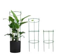 10 Tuteurs Empilables Verts pour Tomates et Plantes, 20-55 cm(Multi-Layer)