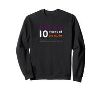 10 Types of People Binary Funny Joke Engineer Programmer Sweatshirt