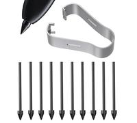 [10 Unités] Pointes de Remplacement pour Samsung S Pen Galaxy Tab S6 Lite/S10 FE/S10 FE+ Plus/S10 Ultra/S10+ Plus/S9 FE+ Plus/S9+ Plus/S9 FE/S9/S9 Ultra/S8/S7, Embouts de Stylo+Outil, Noir
