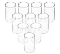 10 Vase Verre Mini Fleurs à Pièces pour Plantes Grasses | Haute Transparence, Micro Paysage, Décoration Intérieure, Petits Espaces, Usage Recommandé pour Plantation