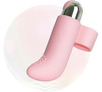 10 vibrations, massage des doigts, étanche, rechargeable par USB,Pink