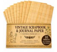 10 vierges feuilles de papyrus égyptiens pour des projets artistiques et des écoles 12x16in 30x40cm