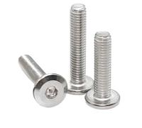 10 vis à tête hexagonale creuse plate M3-M8 en acier inoxydable 304 for assemblage de meubles(65mm,M6 (10pcs))