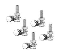 10 Vis à Tête Hexagonale M10 x 35mm, Acier Inoxydable 304
