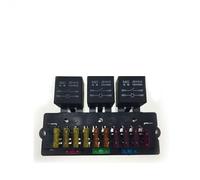 10 voies relais fusible boîte emplacements porte-lame bloc plastique for camping-car automobile accessoires de voiture avec et borne