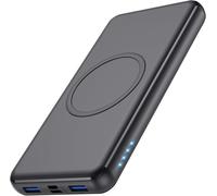 10 W Power Bank Sans Fil 26 800 Ma,18 W Pd Type-C&usb Qc 3.0 Chargeur Portable Sans Fil Rapide Qi Chargeur Portable Sans Fil Batterie Externe Pour Iphone 13 12 11,Samsung-Noir
