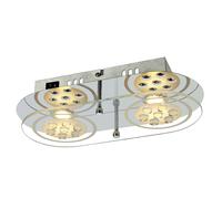 10 watts COB-LED Plafonnier chromé Applique d'éclairage Salle à mangerGianna 740025-2
