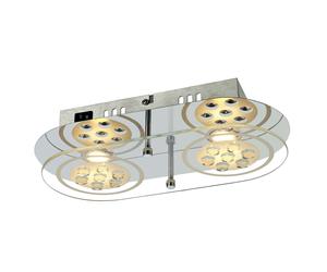 10 watts COB-LED Plafonnier chromé Applique d'éclairage Salle à mangerGianna 740025-2