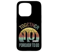 10 Wedding Anniversary for Couple Best Ten Years of Marriage Coque pour iPhone 15 Pro