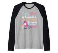 10% World is Left Handed So Basically I'm A Unicorn Manche Raglan