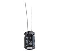 10 x 100uF 50V 105C Radial condensateur electrolytique 8x12