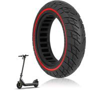 10 x 2.5 Full Tyre for Electric Scooter, 10 Inch Scooter Wheels for Ninebot Max G30 G30P G30LP,60/70-6.5 Anti-Skid Puncture Resistant Spare Tyre Front/Rear (45 mm