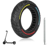 10 x 2.5 Solid Tyre for Electric Scooter, 60/70-6.5 Scooter Wheels for Ninebot Max G30 G30P G30LP,10 Inch Non-Slip Anti-Breakdown Replacement Tyre Front/Rear (1PCS)