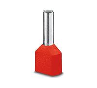 10 x 3201026 sabot de câble : manchon isolé, double cuivre 10 mm² étamé rouge...