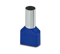 10 x 3202847 sabot de câble : manchon isolé, double cuivre 16 mm² étamé bleu ...