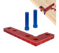 10 x 5,1 x 0,78 cm - Outil de recherche carré de marquage central - Outil de recherche de positionnement central - Carré - Marqueur de bord carré - Pour divers