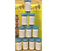 10 x 50 ml Doublure Sticks dans boîte à visser pratique Doublure Granulés de Crevette