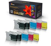 10 x Alternative Cartouches d'encre pour Brother DCP 130 C DCP 330 C DCP 330 CN DCP 350 C DCP 350 CJ DCP 353 C DCP 357 C DCP 525 C DCP 525 CJ DCP 530 CJ DCP 535 C DCP 535 CN 4 x Noir 2 x Cyan + 2 x