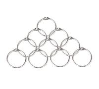 10 x Anneaux Articulés pour Albums Scrapbooks - 65mm