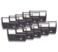 10 x bande d'encrage vhbw de type ERC-23, C43S015360, ERC-23B pour imprimante matricielle ADS Anker Data System Cash-Register-Printer ADS 34.1120