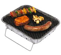 10 X Barbecue Jetable Barbecue De Camping Inclus Charbon
