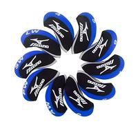 10 x Bleu et Noir de golf fer Couvre-fer en néoprène pour Mizuno Mp69 Jpx-85 EX clubs NEUF Cadeau
