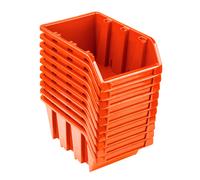 10 x boîte de stockage visible boîte de tri boîte de stockage boîte empilable...