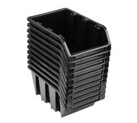 10 x boîte de stockage visible boîte de tri boîte de stockage boîte empilable...