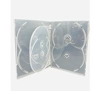 10 x Boîtiers Transparents pour CD/DVD/Blu-Ray Dragon Trading à 6 disques de 14 mm