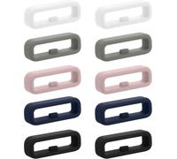 10 X Buckle For 22 Mm Smartwatch Strap (Universal) Watch Loop ¿ Silicone Smart Watch Strap Buckle ¿ Multi-Coloured