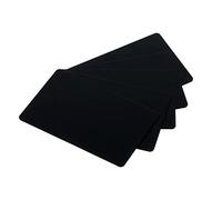 10 x Cartes en plastiques vierges format carte de crédit noir