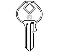 10 X CLE PRINCIPALE PLATE LAITON NICKEL MS10 SILCA