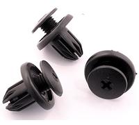 10 x Clips Agrafe Plastique 10mm - Bouclier / Garnissages / Habillages / Joint de Capot - Pour Honda Civic CRX Legend Prelude Concerto Del Sol Integra Jazz - 91503-SP0-003 / 91503SP0003 - LIVRAISON GRATUITE!