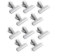 10 X Clips De Fermeture En Acier Inoxydable 76Mm Ensemble De Clips Pour Sacs