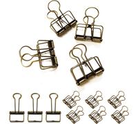 10 X Creative Long Hollow Tail Tweezers,Metal Binder Clips,Document Clips,Office Tweezers For Office,School And Home (32 Mm)