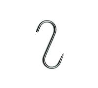 Lot de 10 crochets à viande en S - CNS, Lot de 10, 140/6mm