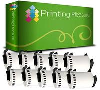 10 x DK22243 Étiquettes Continues pour Brother QL-1050 QL-1060N QL-1100 QL-1110NWB | 102mm x 30.48m