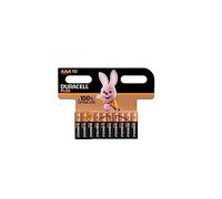 10 x Duracell AAA Plus (1 blister de 10 piles), 10 x mini stylet (LR03/MN2400)