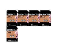 Duracell Piles LR44 A76 V13GA 76A – 10 piles (5 ampoules de 2)